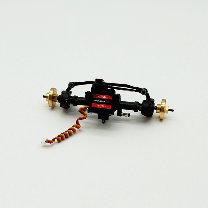 Furitek COMPLETE PRE-BUILT FRONT AXLE and SERVO SET FOR Furitek TerraX Active Pro 4WS