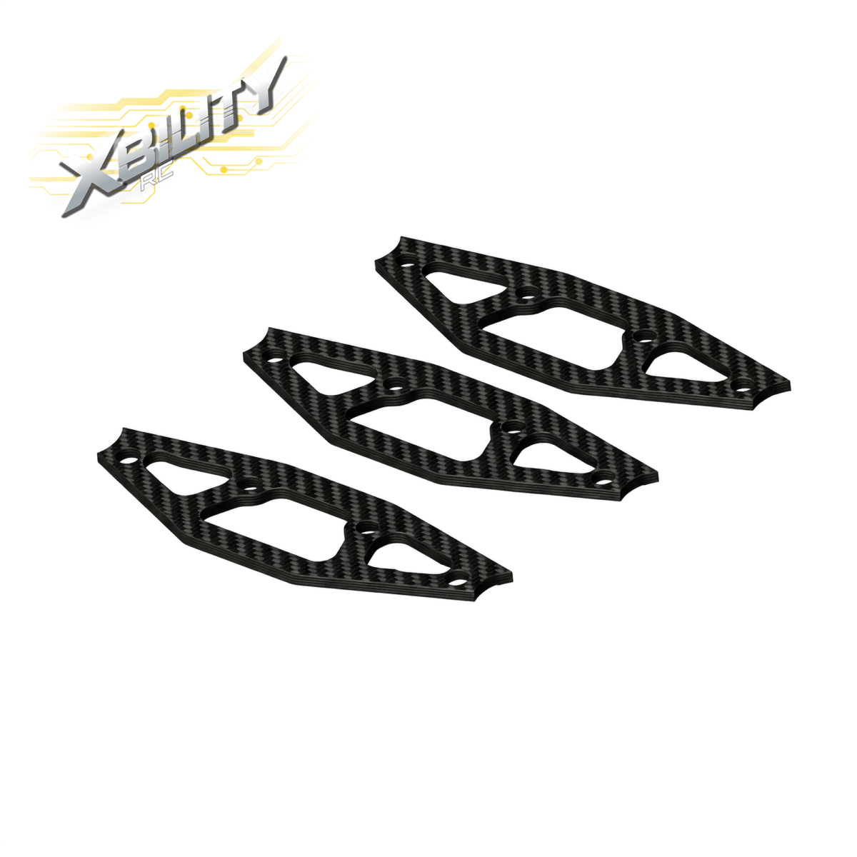 Xbility Top Caster Plate for XB-F1 (3pcs)