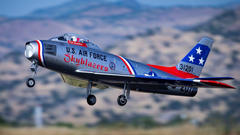 Global Aerojet Super Scale F-86F PNP 3.1M (1/3.75) Turbine Jet - Boomerang RC Jets