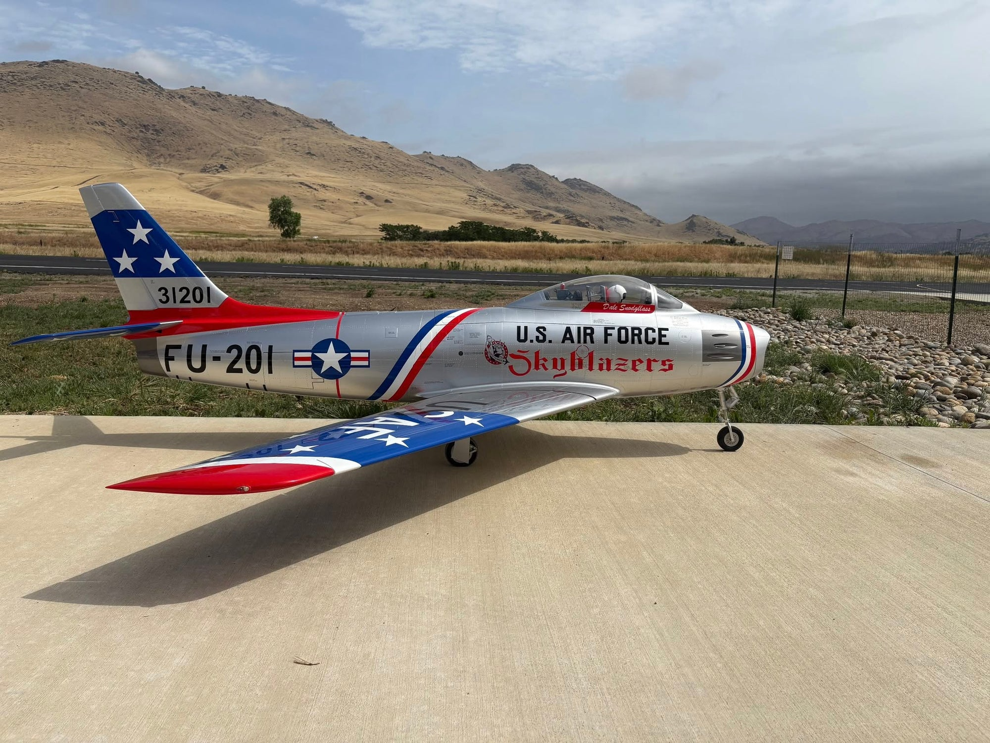 Global Aerojet Super Scale F-86F PNP 3.1M (1/3.75) Turbine Jet - Boomerang RC Jets