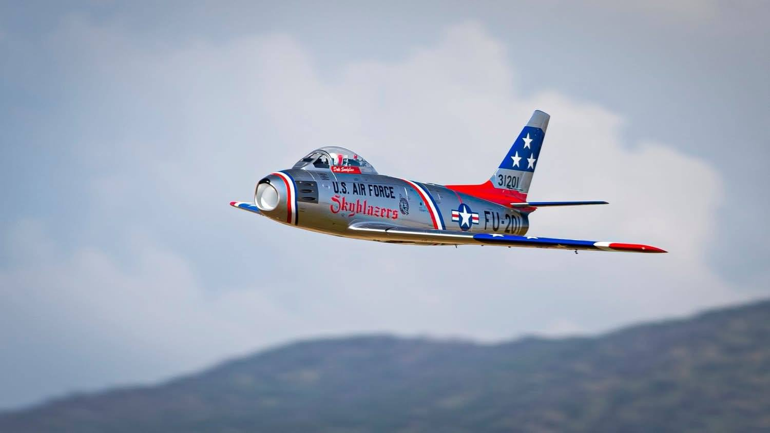 Global Aerojet Super Scale F-86F PNP 3.1M (1/3.75) Turbine Jet - Boomerang RC Jets