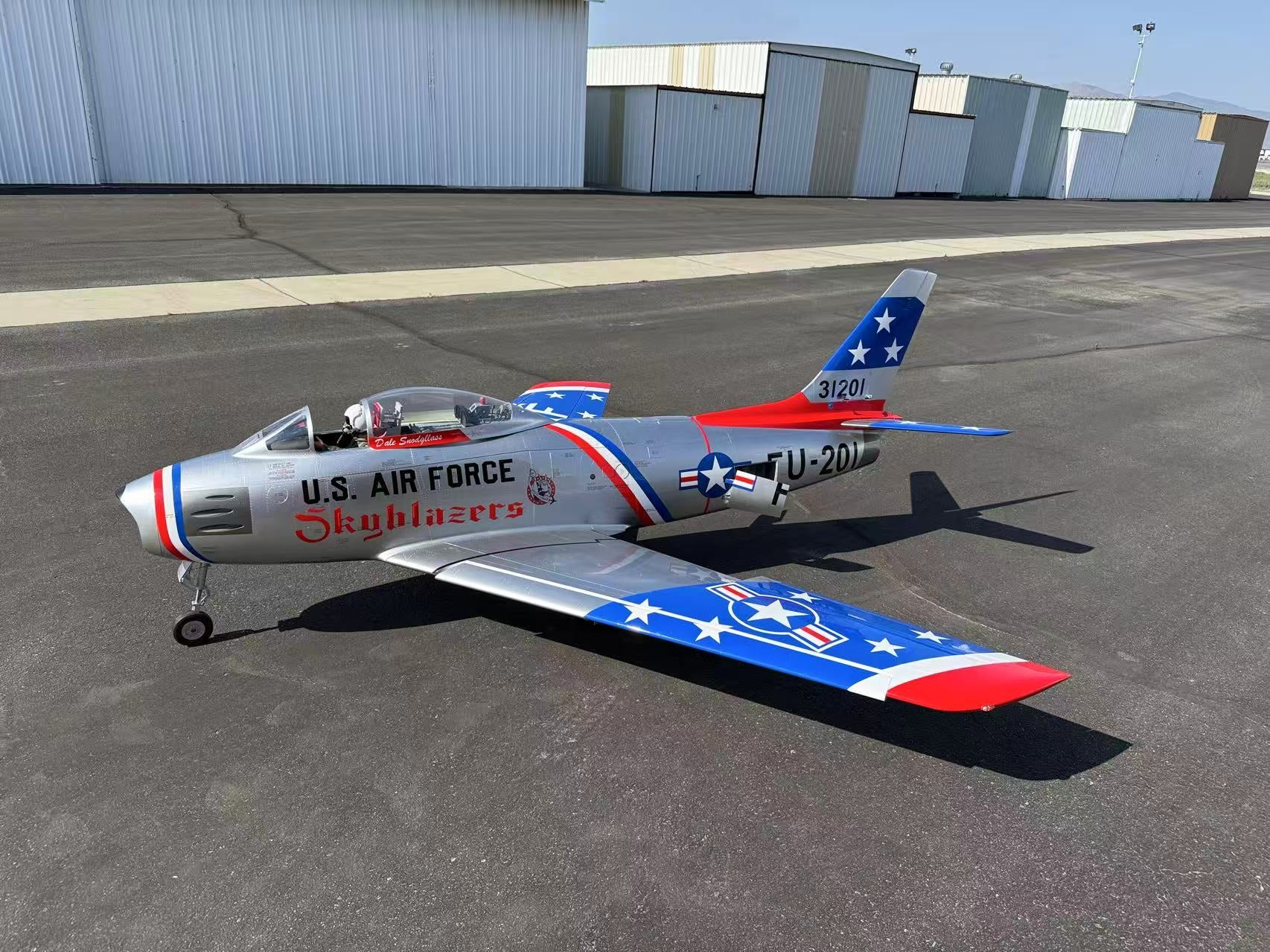 Global Aerojet Super Scale F-86F PNP 3.1M (1/3.75) Turbine Jet - Boomerang RC Jets