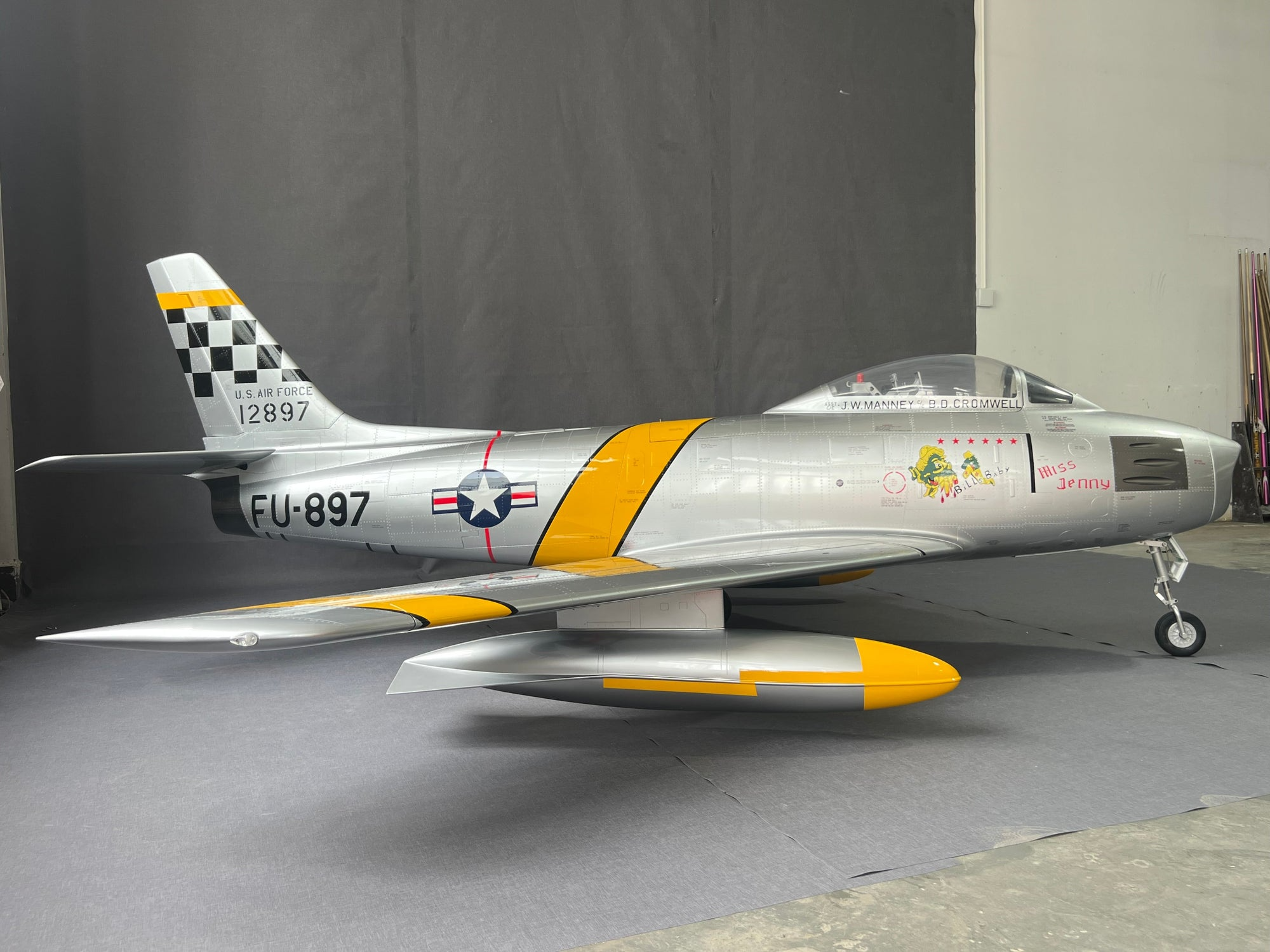 Global Aerojet Super Scale F-86F PNP 3.1M (1/3.75) Turbine Jet - Boomerang RC Jets