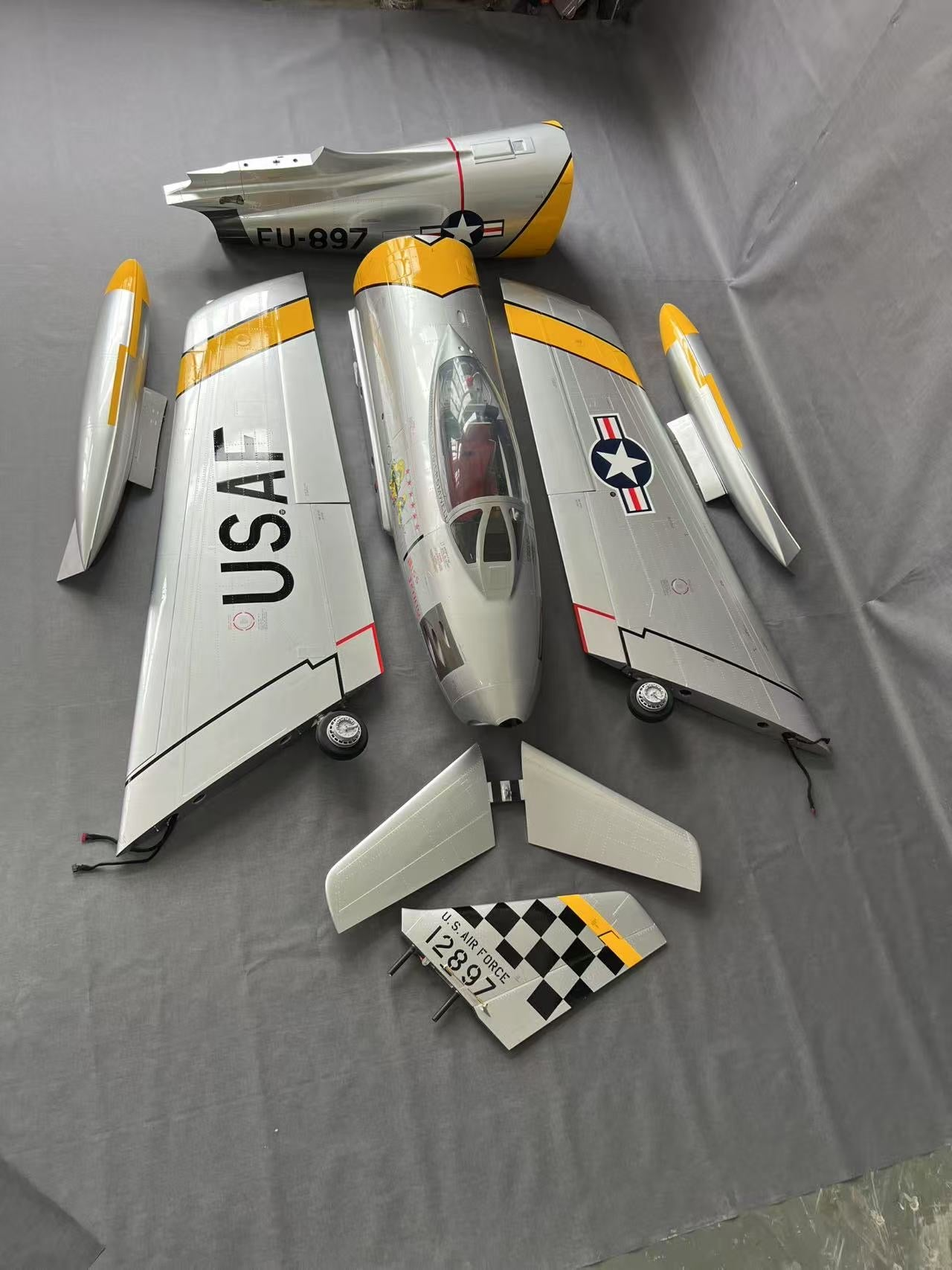 Global Aerojet Super Scale F-86F PNP 3.1M (1/3.75) Turbine Jet - Boomerang RC Jets