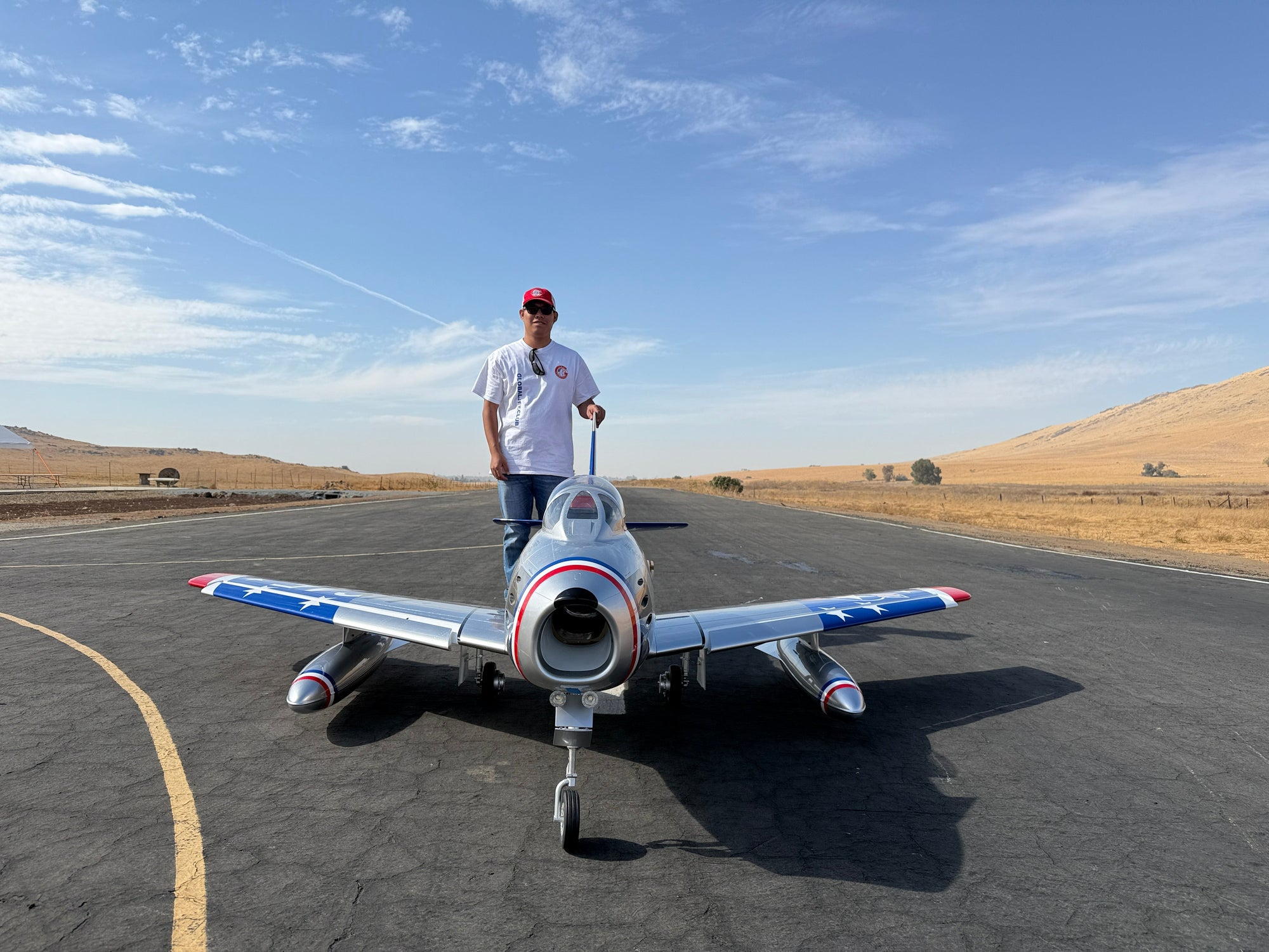 Global Aerojet Super Scale F-86F PNP 3.1M (1/3.75) Turbine Jet - Boomerang RC Jets