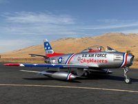 Global Aerojet Super Scale F-86F PNP 3.1M (1/3.75) Turbine Jet - Boomerang RC Jets