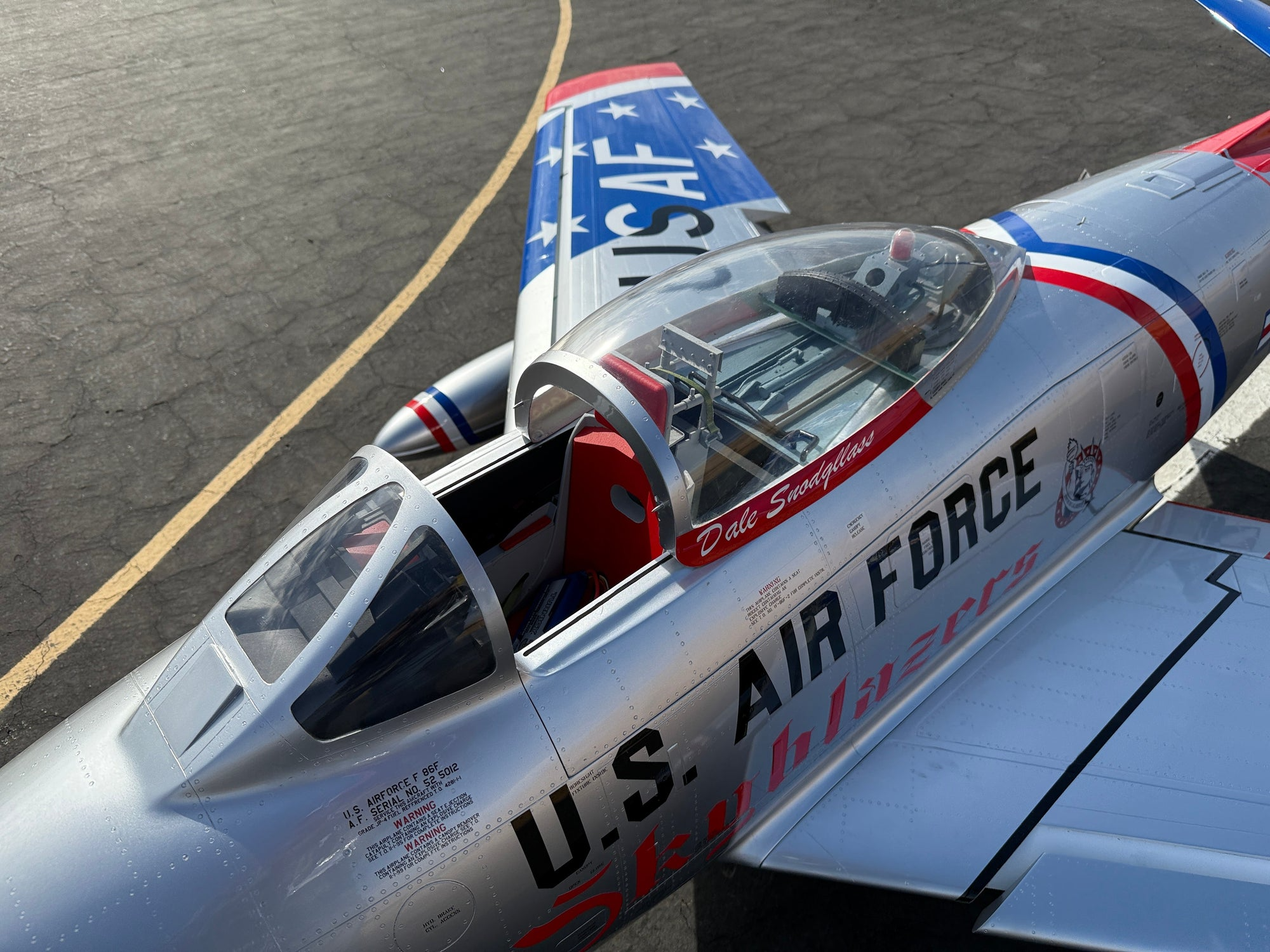 Global Aerojet Super Scale F-86F PNP 3.1M (1/3.75) Turbine Jet - Boomerang RC Jets