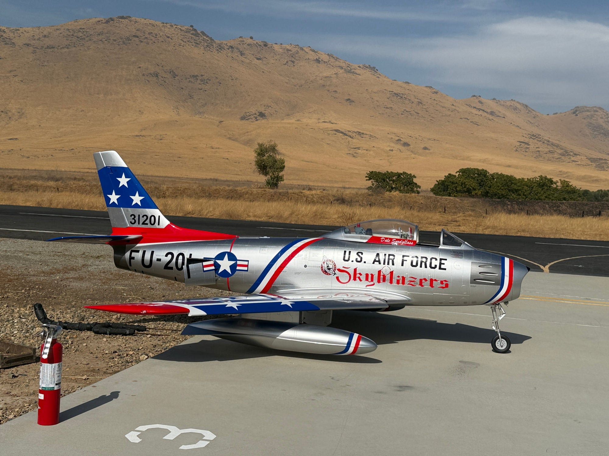 Global Aerojet Super Scale F-86F PNP 3.1M (1/3.75) Turbine Jet - Boomerang RC Jets