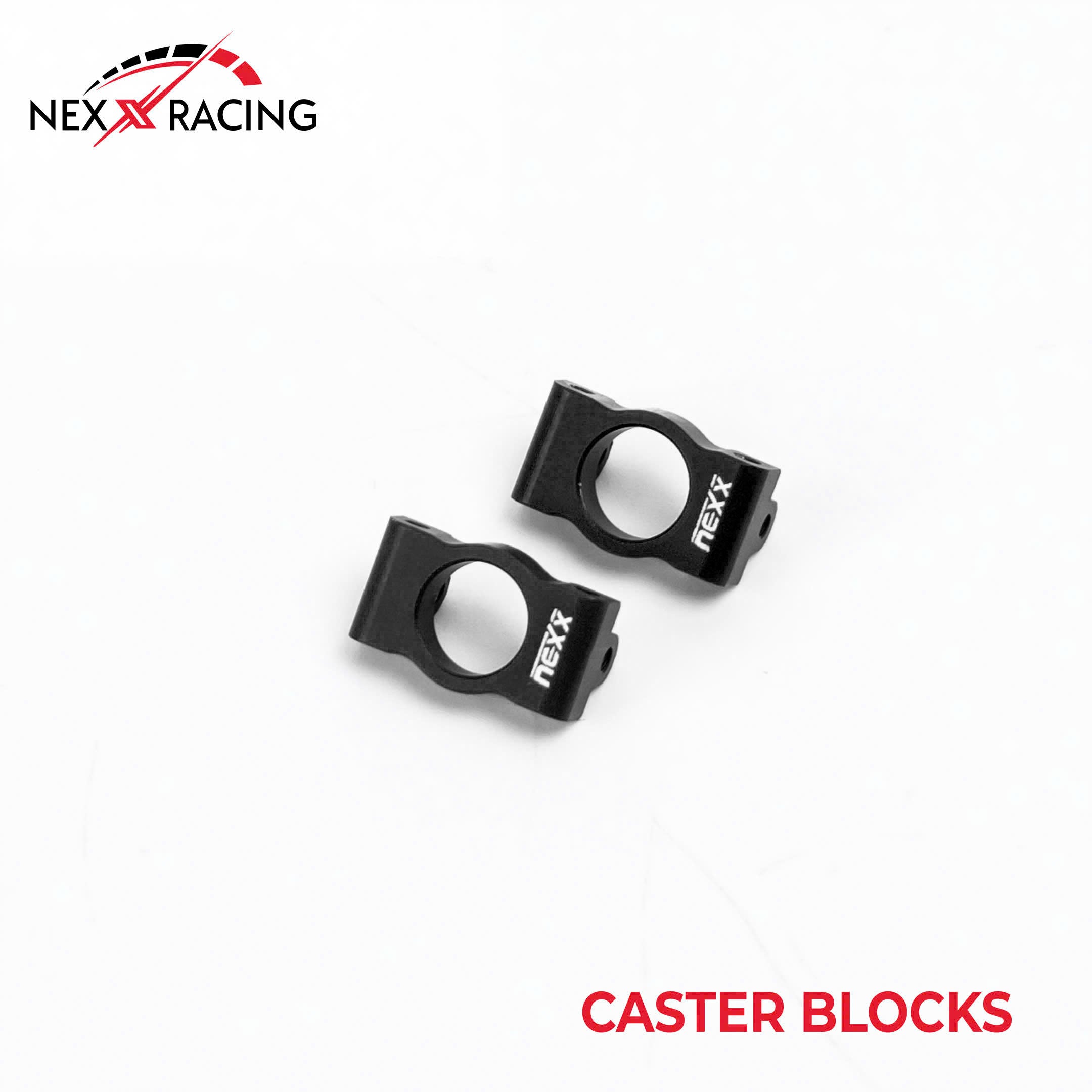 Nexx Racing Aluminum Caster Blocks Micro_B - BLACK