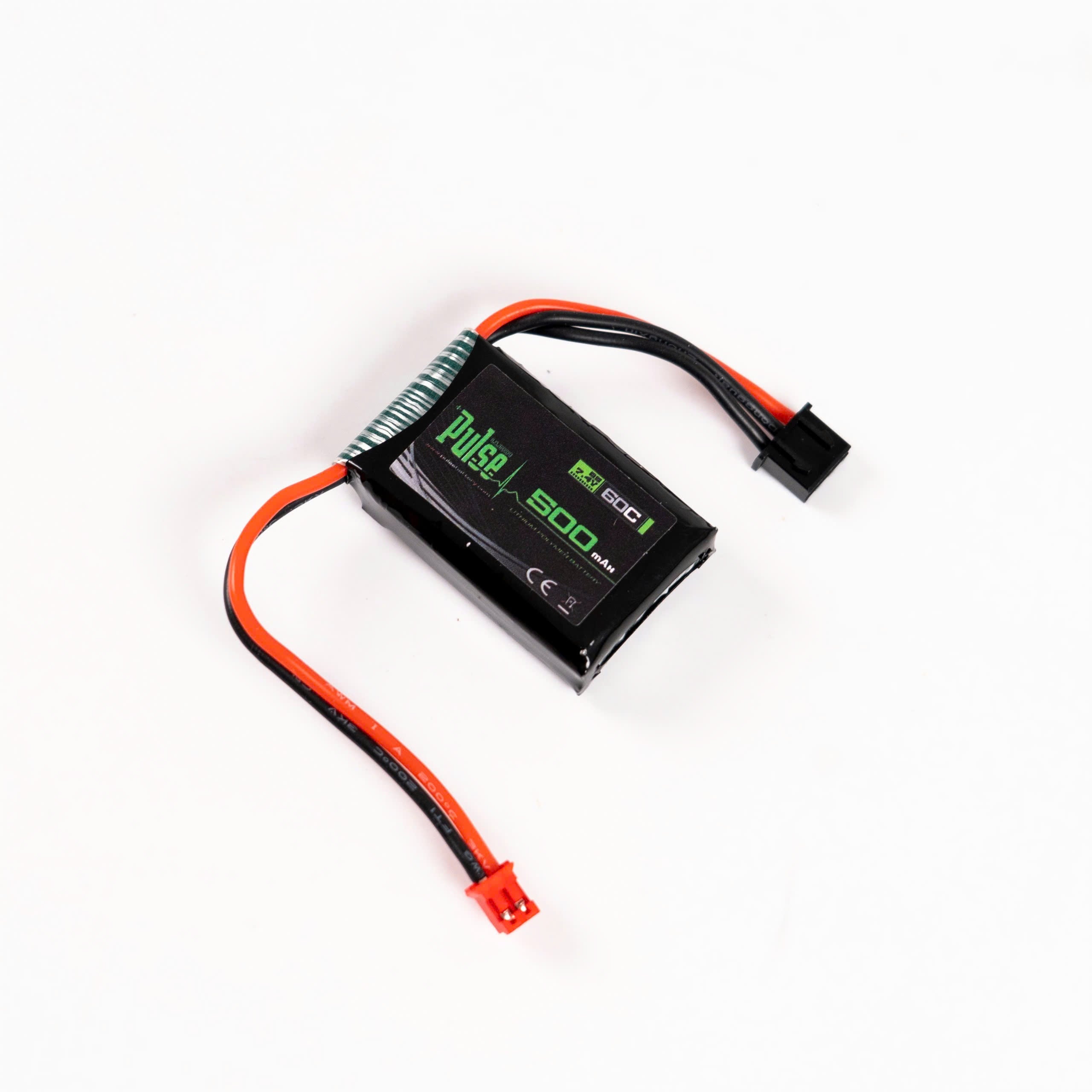 PULSE 500mah 2S 7.4V 60C LiPo Battery - PH2.0 Connector