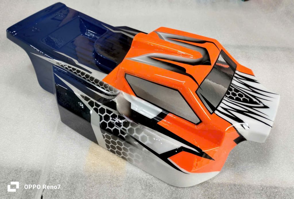 RADIANZ Team Associated S15T FUSION 1/8 TH Airbrush Lexan Body – Specter