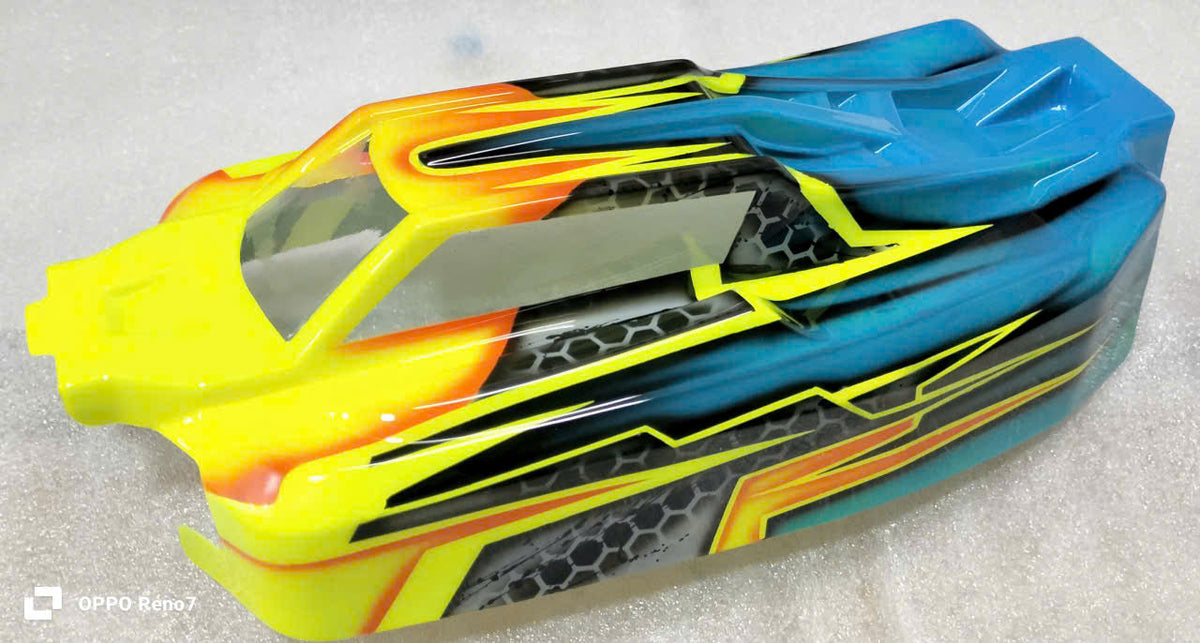 RADIANZ  Schumacher CAT L1R Grpline Airbrush Lexan Body - Razorcat