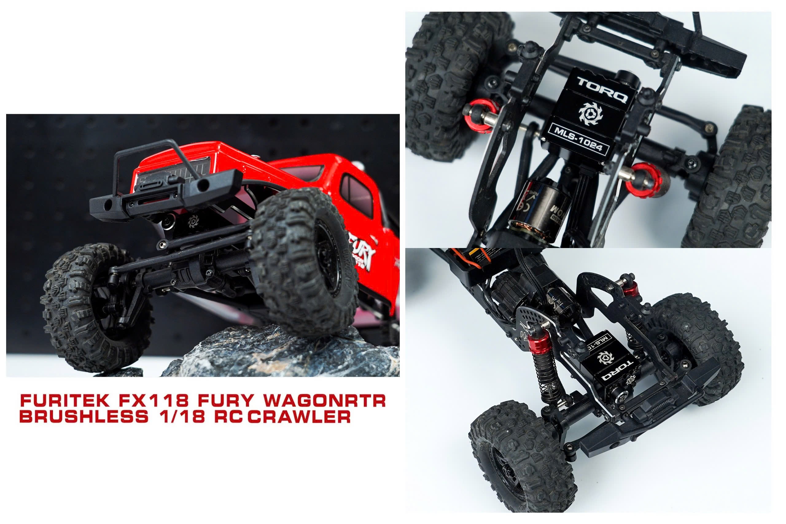 TORQ MLS-1024 Premium DIRECT-MOUNT Servo for FURITEK FX118, CR-18P 2024, HobbyPlus ARKTOS, CR-18P Pro Juice Up, CR-18P V3 Brushless and HPI Venture 18