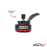 FURITEK MINI KOMODO BRUSHLESS MOTOR WITH 16T STEEL PINION - HeliDirect