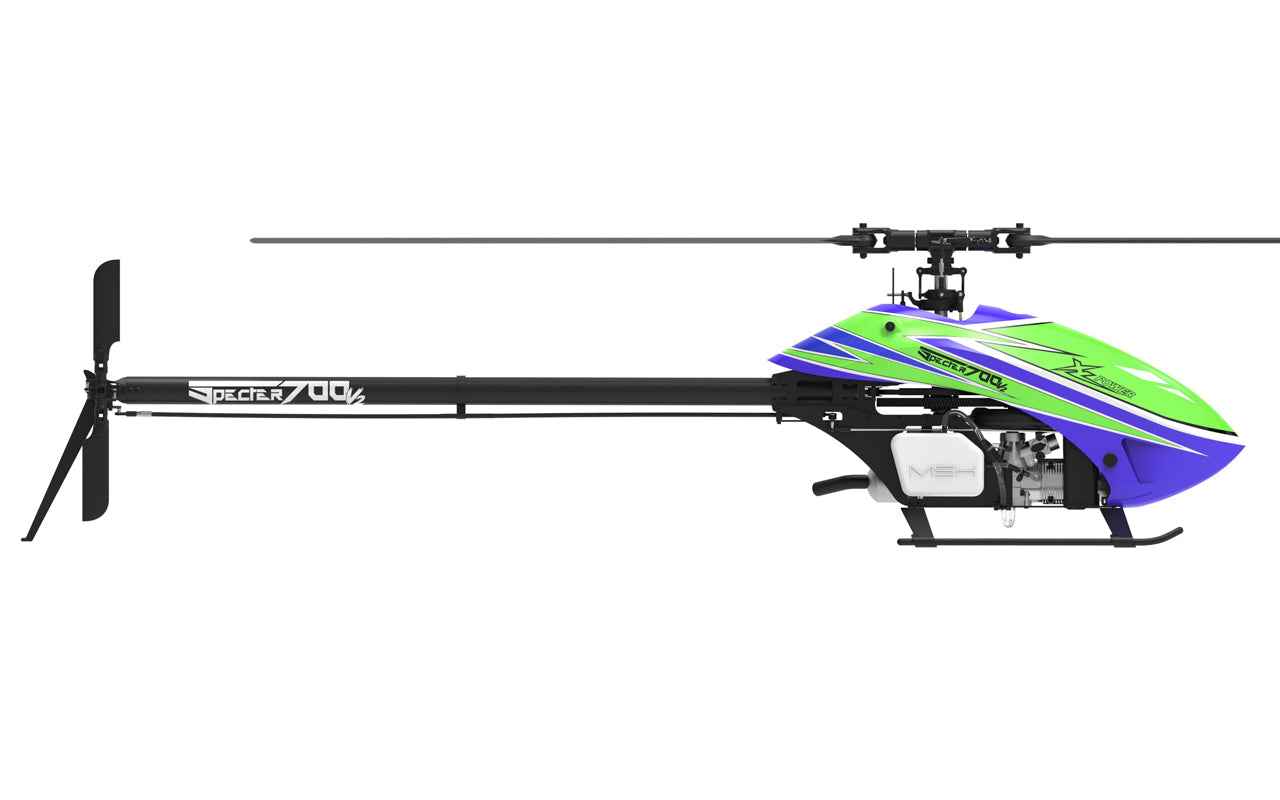 XLPower Specter 700V2 NME Nitro Kit (w/o Blades) - HeliDirect