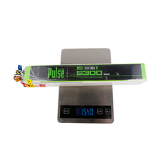 PULSE 5300mAh 50C 44.4V 12S LiPo Battery - No Connector - HeliDirect