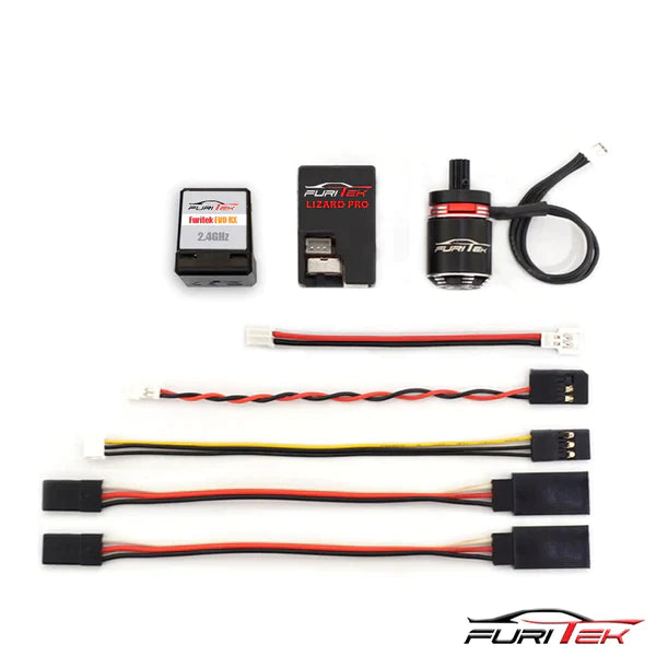 FURITEK STINGER BRUSHLESS POWER SYSTEM WITH RECEIVER FOR HOBBY PLUS CR18P EVO - HeliDirect