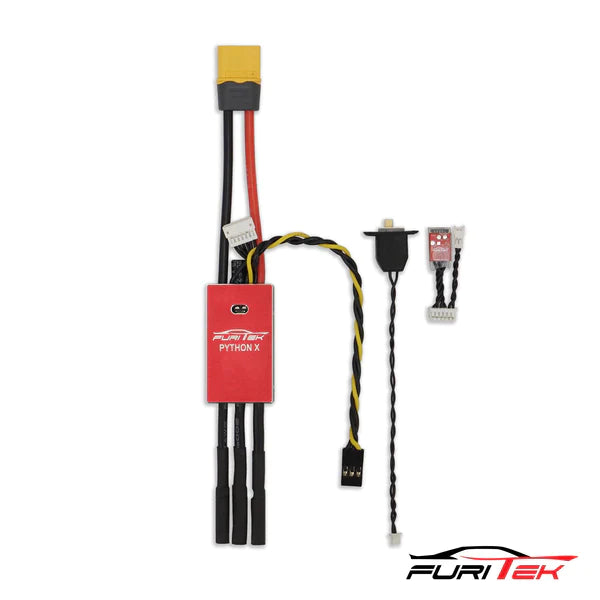 FURITEK PYTHON X 80A/120A BRUSHED/BRUSHLESS ESC FOR 1/10 RC CRAWLERS - HeliDirect