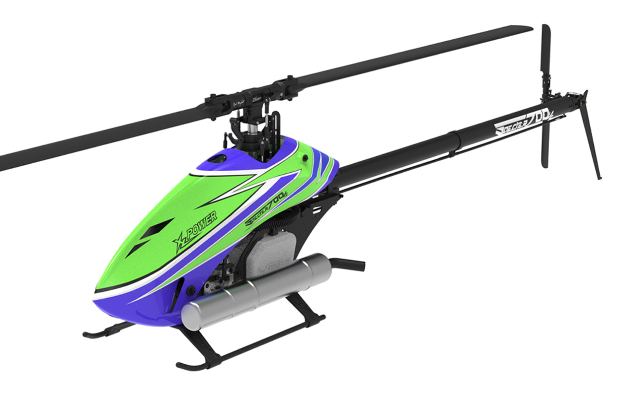 XLPower Specter 700V2 NME Nitro Kit (w/o Blades) - HeliDirect