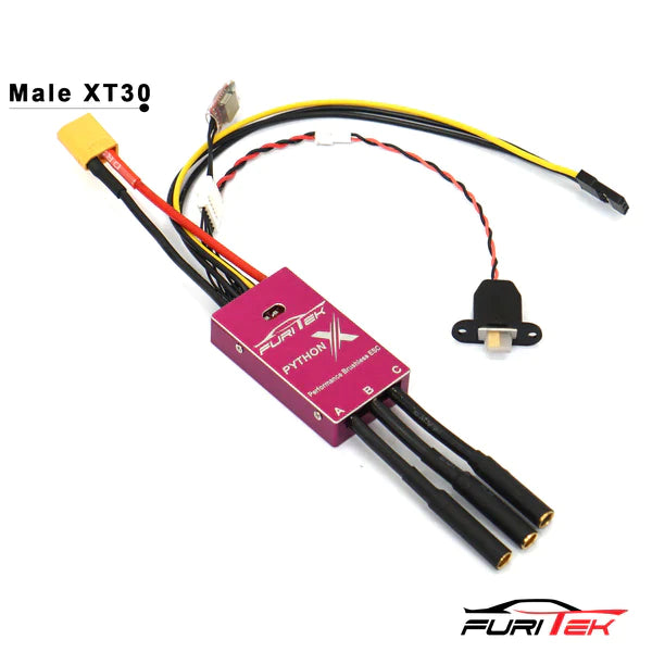 FURITEK PYTHON X TEAM SPEC 80A/120A BRUSHED/BRUSHLESS ESC FOR 1/10 RC CRAWLERS WITH BLUETOOTH - HeliDirect