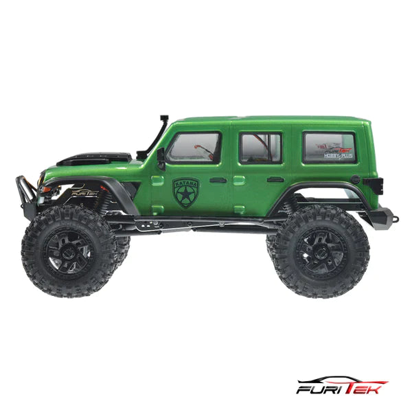 FURITEK FX118 KATANA RTR BRUSHLESS 1/18 RC CRAWLER KIT (GREEN) - HeliDirect