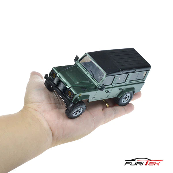 FURITEK FX132 TRAIL RAIDER 1/32 BRUSHLESS RTR RC CRAWLER KIT (GREEN) - HeliDirect