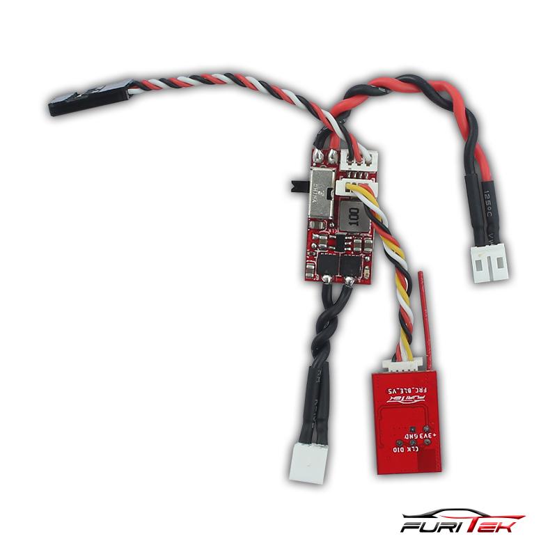 Combo of FURITEK IGUANA PRO 30A/50A BRUSHED ESC FOR AXIAL SCX24 with Bluetooth - HeliDirect