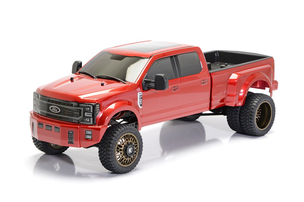 8982 FORD F450 SD 1/10 4WD RTR (RED Candy Apple) Custom Truck DL-Series - HeliDirect