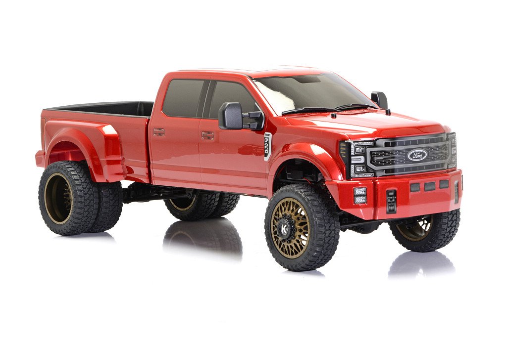 8982 FORD F450 SD 1/10 4WD RTR (RED Candy Apple) Custom Truck DL-Series - HeliDirect