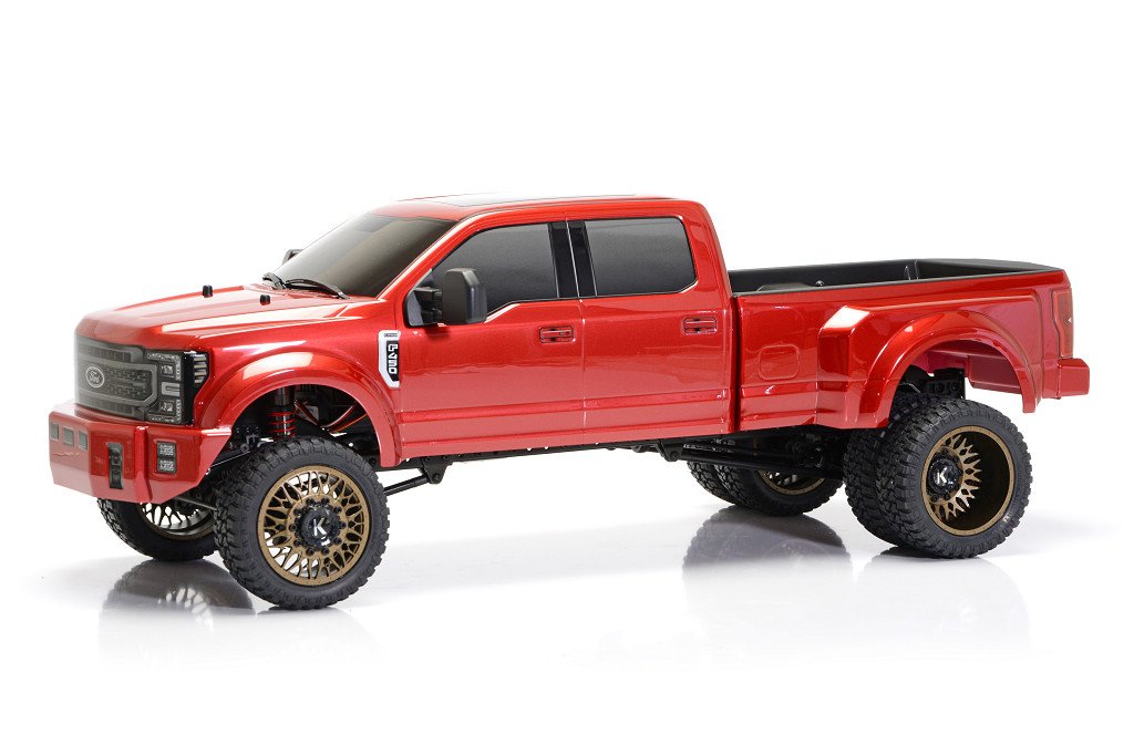 8982 FORD F450 SD 1/10 4WD RTR (RED Candy Apple) Custom Truck DL-Series - HeliDirect