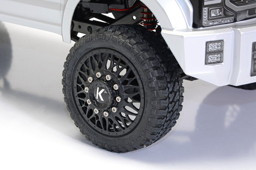 8983 FORD F450 SD 1/10 4WD RTR (SILVER Mercury) Custom Truck DL-Series - HeliDirect