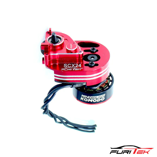 FURITEK MINI STELLAR TRANSMISSION WITH MINI KOMODO BRUSHLESS SETUP FOR SCX24 - HeliDirect