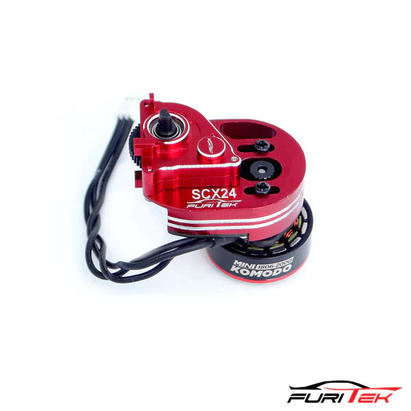 FURITEK MINI STELLAR TRANSMISSION WITH MINI KOMODO BRUSHLESS SETUP FOR SCX24 - HeliDirect