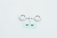 CD0634 Chrome Wheel Cap (w/decal, for KG1 Forged KD014 TRIDENT–D) 2 pcs - HeliDirect