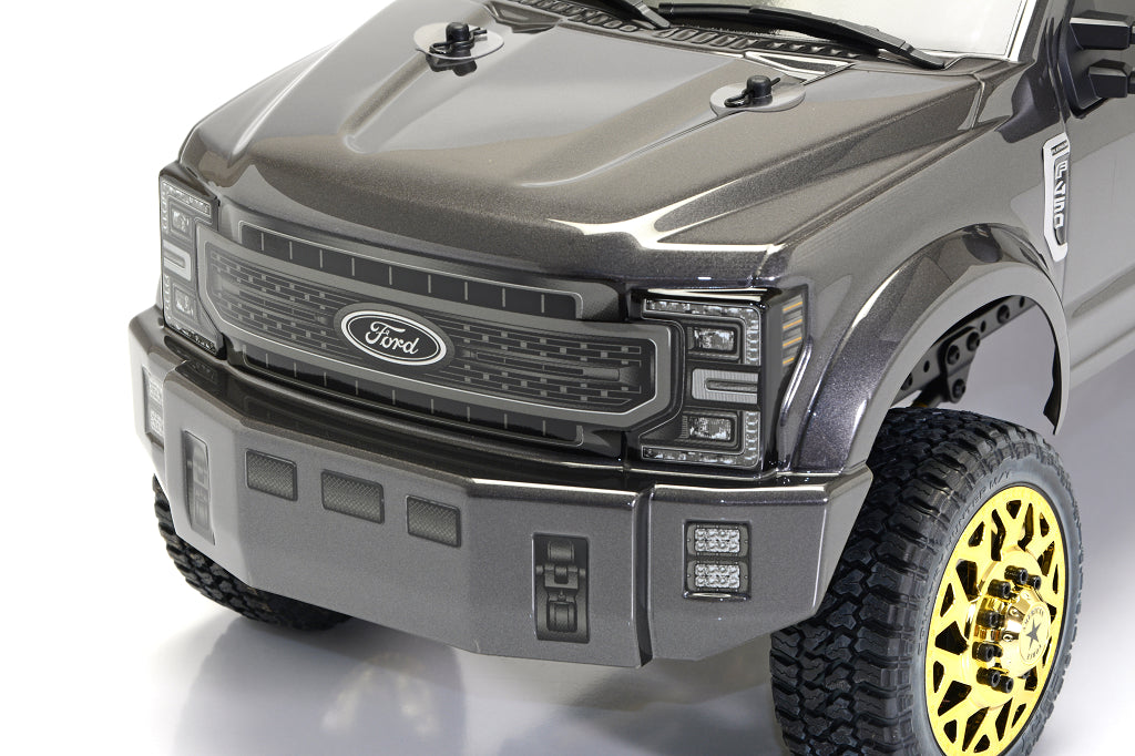 8985 CEN RACING FORD F450 SD American Force Edition 1/10 RTR CUSTOM TRUCK GREY TITANIUM V2 - HeliDirect