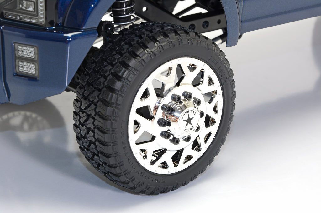 8984 CEN RACING FORD F450 SD American Force Edition 1/10 RTR CUSTOM TRUCK BLUE GALAXY V2 - HeliDirect