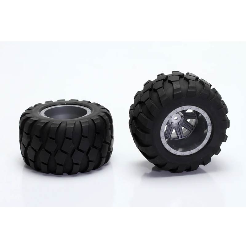 CQ0504 Wheel And Tire Glued 2.2" (Grey) Fiat Suzuki Jimny - HeliDirect
