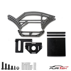 FURITEK BETTLE CARBON FIBER COMP CHASSIS FOR AXIAL UTB18 - HeliDirect