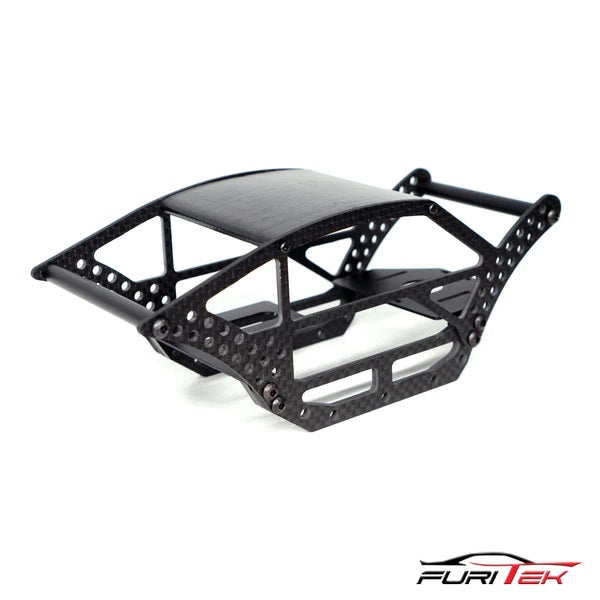 FURITEK BETTLE CARBON FIBER COMP CHASSIS FOR AXIAL UTB18 - HeliDirect