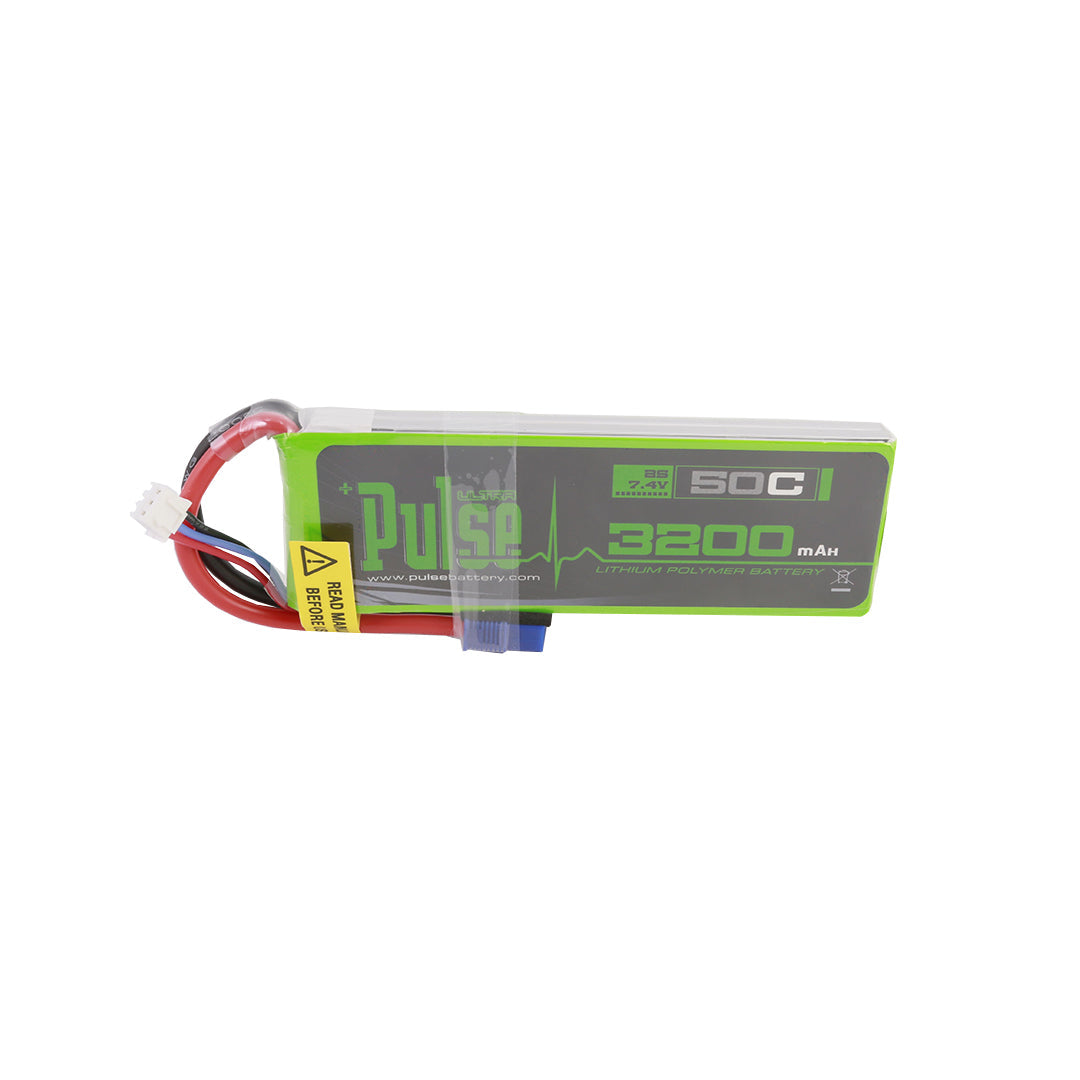 Pulse 3200mAh 50C 2S - EC3 Connector - HeliDirect