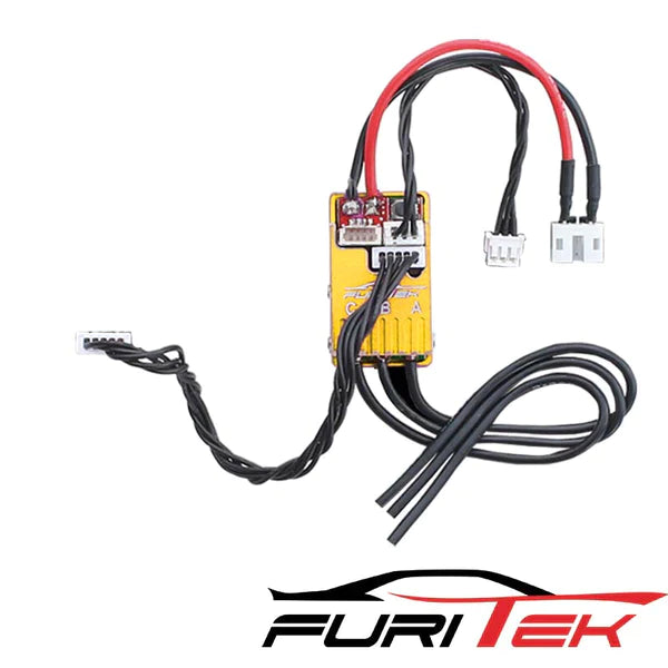 FURITEK Cyclos 2S Lipo 20A/40A Brushless Sensored Esc For Drift/Race (With Aluminum Gold Case) - HeliDirect