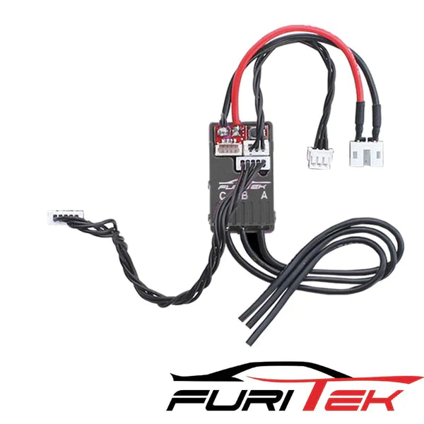 FURITEK Cyclos 2S Lipo 20A/40A Brushless Sensored Esc For Drift/Race (With Aluminum Black Case) - HeliDirect