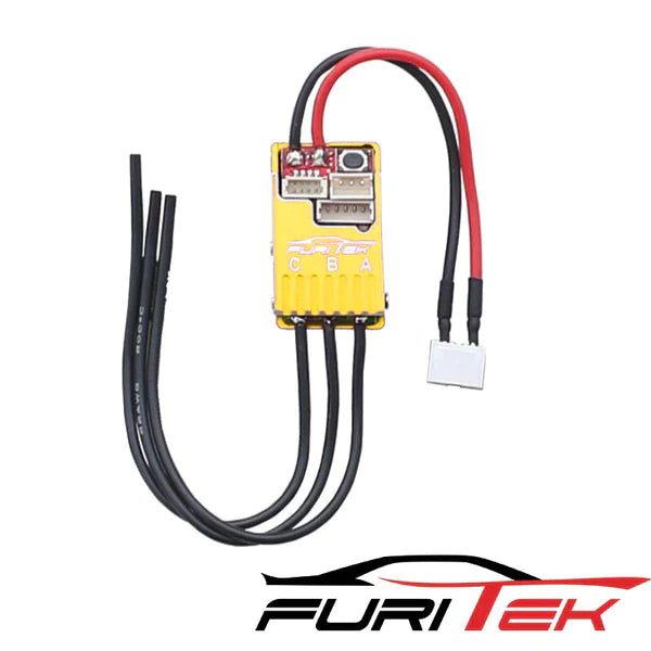 FURITEK Cyclos 2S Lipo 20A/40A Brushless Sensored Esc For Drift/Race (With Aluminum Gold Case) - HeliDirect