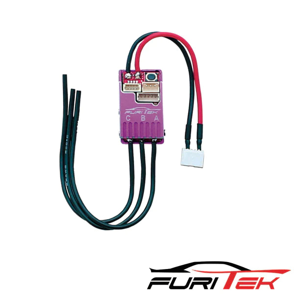 FURITEK Cyclos 2S Lipo 20A/40A Brushless Sensored Esc For Drift/Race (With Aluminum Purple Case) - HeliDirect