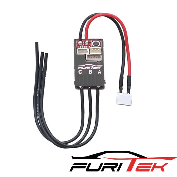 FURITEK Cyclos 2S Lipo 20A/40A Brushless Sensored Esc For Drift/Race (With Aluminum Black Case) - HeliDirect