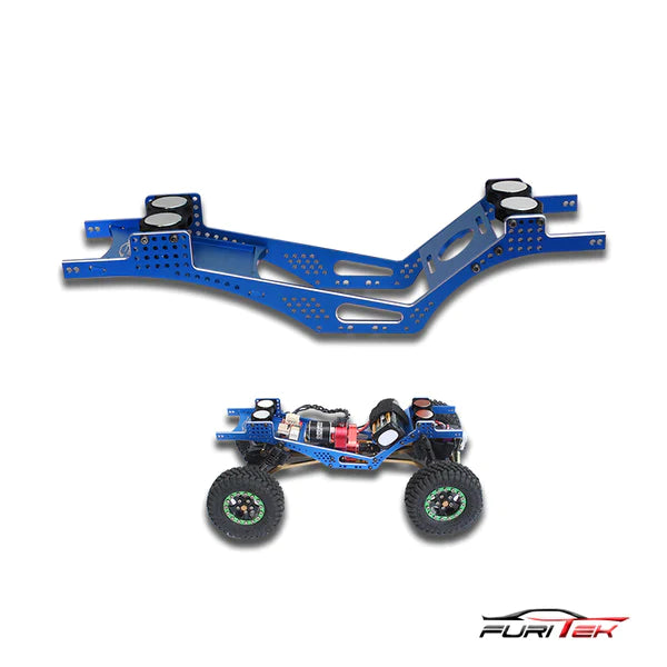 FURITEK Grasshopper Frame Kit - BLUE - HeliDirect