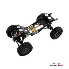 FURITEK GRASSHOPPER Frame Kit For SCX24 GLADIATOR - BLACK - HeliDirect