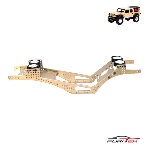 FURITEK Grasshopper Frame Kit For SCX24 GLADIATOR - BEIGE - HeliDirect