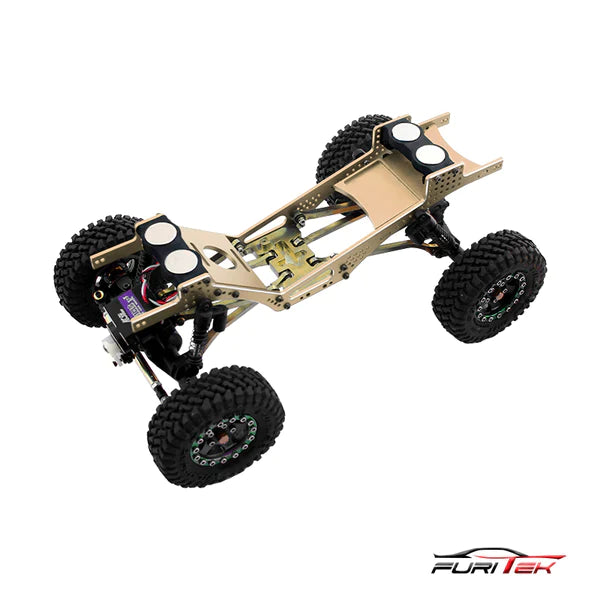 FURITEK Grasshopper Frame Kit For SCX24 GLADIATOR - BEIGE - HeliDirect