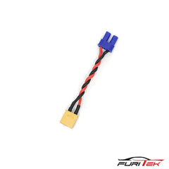 HIGH QUALITY XT30 MALE TO EC2 FEMALE CONVERSION CABLE - HeliDirect